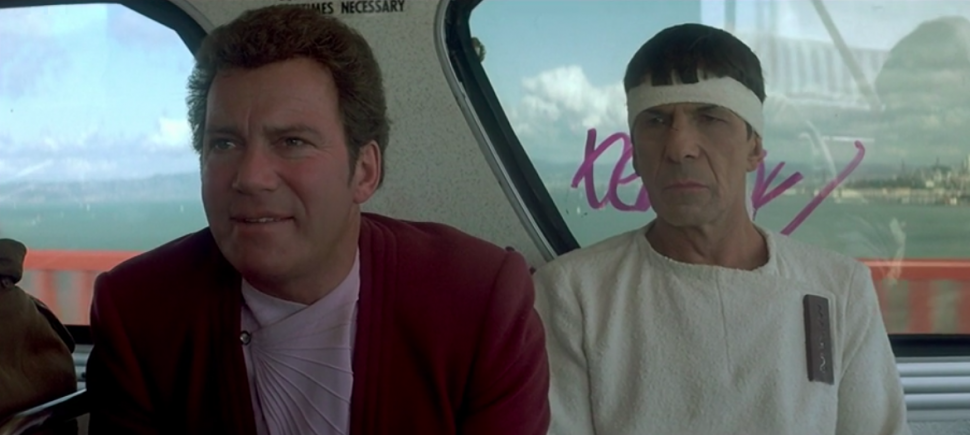 Inside Star Trek Iv The Voyage Homes Funny Vulcan Nerve Pinch Scene